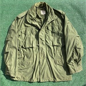 Vintage 1976 Cold Weather OG-107 Army Green Field Jacket Men’s Size Large